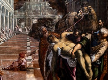 Le Tintoret, La Translation du Corps de saint Marc, aux Galeries de l'Accademia à Venise en Italie