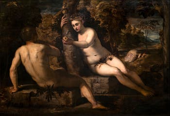 Tintoretto, Adam and Eve at the Accademia Gallery in Venice