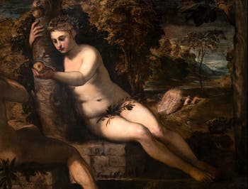 Tintoretto, Adam und Eva in der Galleria dell'Accademia in Venedig