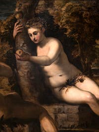 Tintoretto, Adam and Eve at the Accademia Gallery in Venice