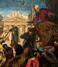 The Tintoretto, the Miracle of St. Mark delivering the slave at the Accademia Gallery in Venice