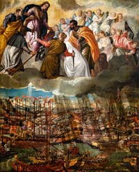 Paul Véronèse, Allégorie de la Bataille de Lépante, aux Galeries de l'Accademia à Venise en Italie