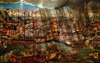 Paul Véronèse, Allégorie de la Bataille de Lépante, aux Galeries de l'Accademia à Venise en Italie