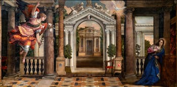 Paul Véronèse, Annonciation de la Vierge, aux Galeries de l'Accademia à Venise en Italie