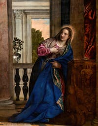 Paul Véronèse, Annonciation de la Vierge, aux Galeries de l'Accademia à Venise en Italie