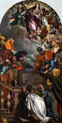 Paul Véronèse, Assomption de la Vierge, aux Galeries de l'Accademia à Venise en Italie