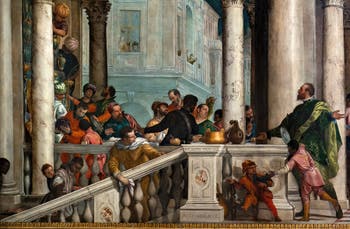 Paul Véronèse, Le Banquet dans la maison de Levi, aux Galeries de l'Accademia à Venise en Italie