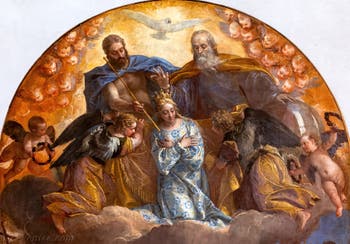 Paul Véronèse, Le Couronnement de la Vierge, aux Galeries de l'Accademia à Venise en Italie