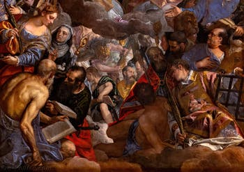 Paul Véronèse, Le Couronnement de la Vierge, aux Galeries de l'Accademia à Venise en Italie