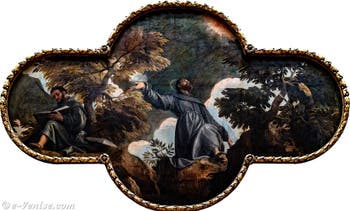 Paul Véronèse, Saint François reçoit les stigmates, aux Galeries de l'Accademia à Venise en Italie