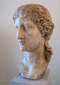 Tête d'Agrippine l’Aînée au musée archéologique de Venise en Italie