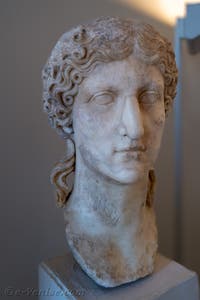 Tête d'Agrippine l’Aînée au musée archéologique de Venise en Italie