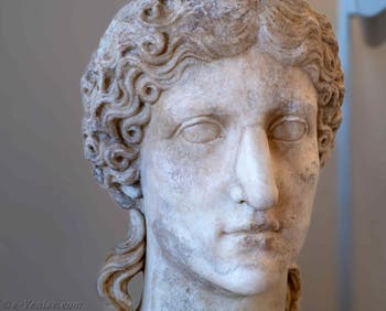 Tête d'Agrippine l’Aînée au musée archéologique de Venise en Italie