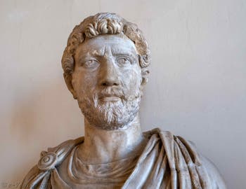 Empereur Hadrien au musée archéologique de Venise en Italie