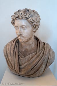Empereur Marc Aurèle au musée archéologique de Venise en Italie