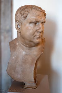 Empereur Vitellius au musée archéologique de Venise en Italie