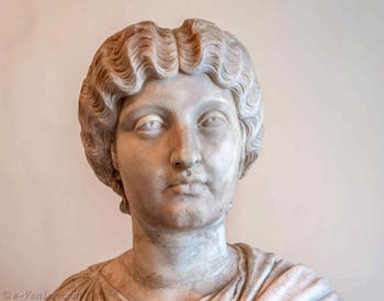 Impératrice Faustine la Jeune au musée archéologique de Venise en Italie