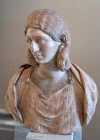 Portrait de femme au musée Archéologique de Venise en Italie