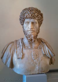 L'empereur Lucius Aurelius Verus au musée archéologique de Venise en Italie
