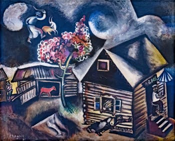 Marc Chagall, La Pluie, au musée Peggy Guggenheim à Venise.