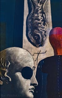 Giorgio de Chirico, Die Sehnsucht des Dichters, im Peggy Guggenheim Museum in Venedig