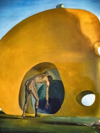 Salvador Dalí, Geburt der Flüssigen Wünsche, au musée Peggy Guggenheim à Venise