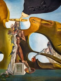 Salvador Dalí, Geburt der Flüssigen Wünsche, au musée Peggy Guggenheim à Venise