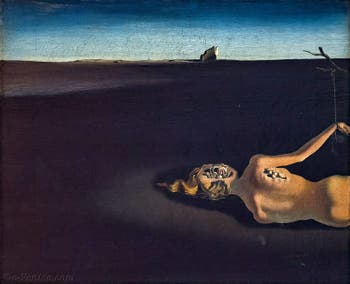 Salvador Dalí, Schlafende Frau in einer Landschaft, im Peggy Guggenheim Museum in Venedig
