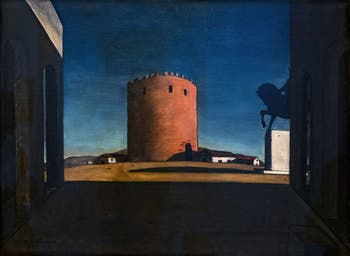 Giorgio de Chirico, La Tour Rouge, au musée Peggy Guggenheim à Venise