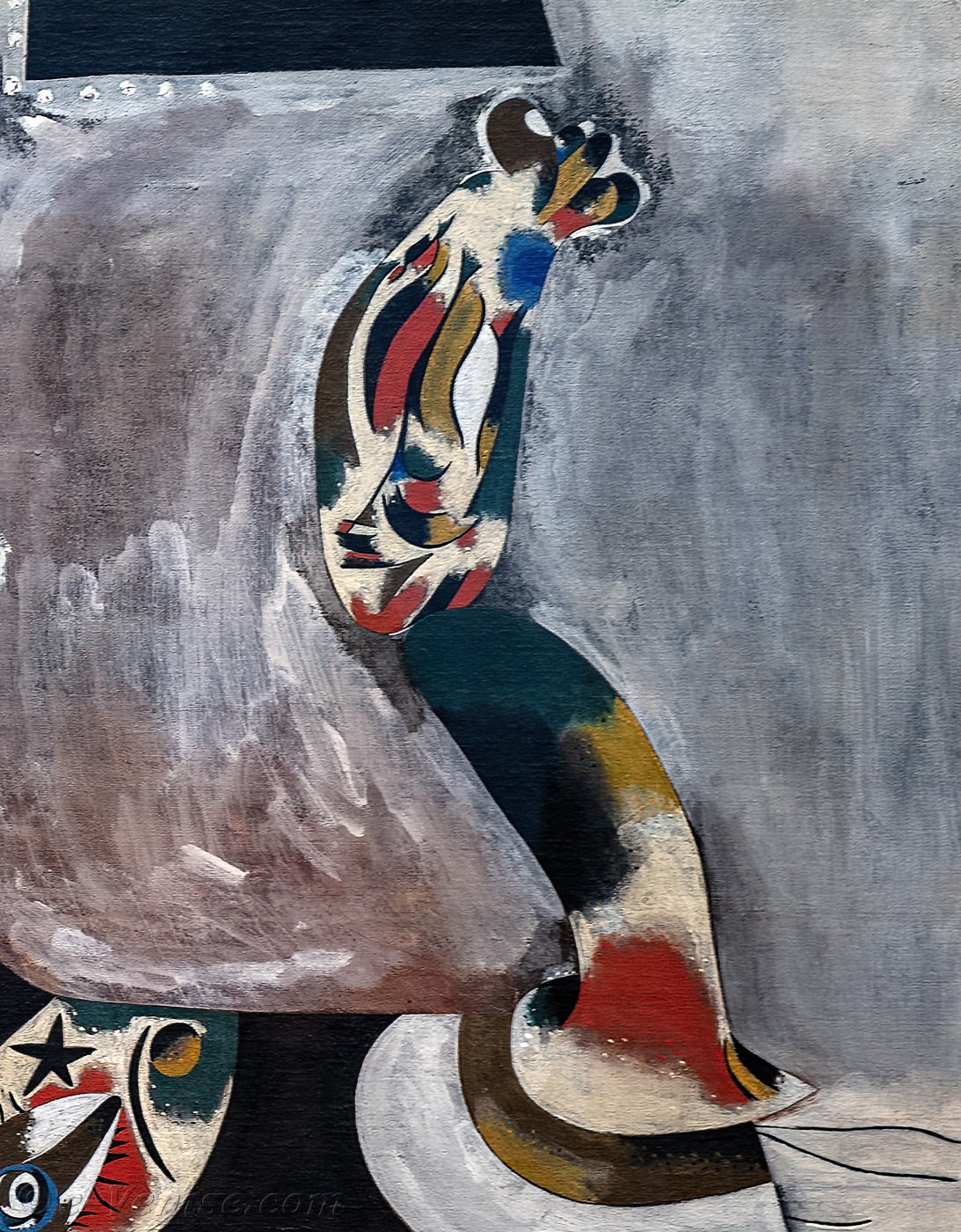 Joan Miró, Femme Assise II Musée Peggy Guggenheim à Venise