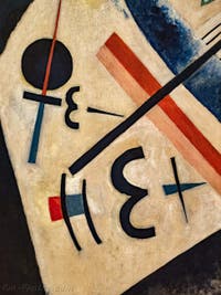 Wassily Kandinsky, Weißes Kreuz, im Peggy Guggenheim Museum in Venedig