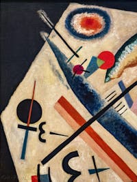 Wassily Kandinsky, Weißes Kreuz, im Peggy Guggenheim Museum in Venedig