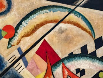 Wassily Kandinsky, Weißes Kreuz, im Peggy-Guggenheim-Museum in Venedig
