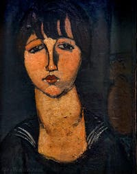 Amedeo Modigliani, La Femme en Blouse Marine ou Marinière, au Musée Peggy Guggenheim à Venise