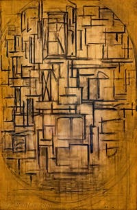 Piet Mondrian, Étude pour un Tableau III, au musée Peggy Guggenheim à Venise
