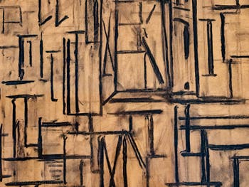 Piet Mondrian, Étude pour un Tableau III, au musée Peggy Guggenheim à Venise