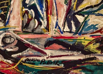 Jackson Pollock, Beschneidung, im Peggy Guggenheim Museum in Venedig