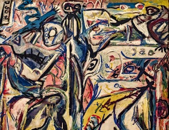 Jackson Pollock, Beschneidung, im Peggy Guggenheim Museum in Venedig
