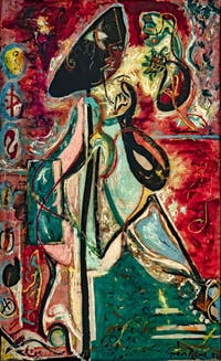 Jackson Pollock, The Moon Woman, at Peggy Guggenheim Museum in Venice