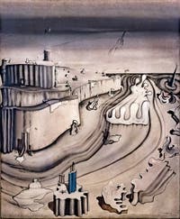 Yves Tanguy, Palast Felsvorsprung, im Peggy Guggenheim Museum in Venedig