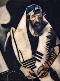 Marc Chagall, Le Rabbin de Vitebsk, Galerie Internationale d'Art Moderne Ca' Pesaro à Venise en Italie