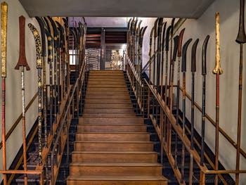 Lances Japonaises et Chinoises au musée d'Art Oriental de Venise en Italie