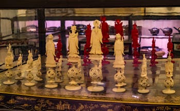 Jeu d'echecs (Chine) musée d'Art Oriental Ca' Pesaro de Venise en Italie