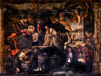 Le Tintoret, L'Adoration des Rois Mages, Scuola Grande San Rocco à Venise