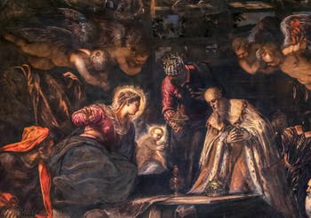 Tintoretto, The Adoration of the Magi, Scuola Grande San Rocco in Venice