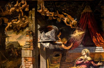 Le Tintoret, L'Annonciation, Scuola Grande San Rocco à Venise