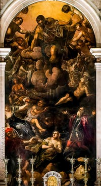 Le Tintoret, L'Apparition de saint Roch, Scuola Grande San Rocco à Venise