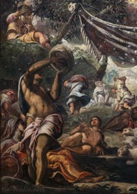 Le Tintoret, La Cueillette de la Manne, Scuola Grande San Rocco à Venise