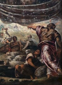 Le Tintoret, La Cueillette de la Manne, Scuola Grande San Rocco à Venise