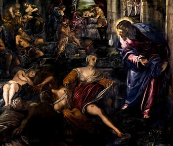 Le Tintoret, Jacopo Robusti, La Piscine Probatique à la Scuola Grande San Rocco à Venise